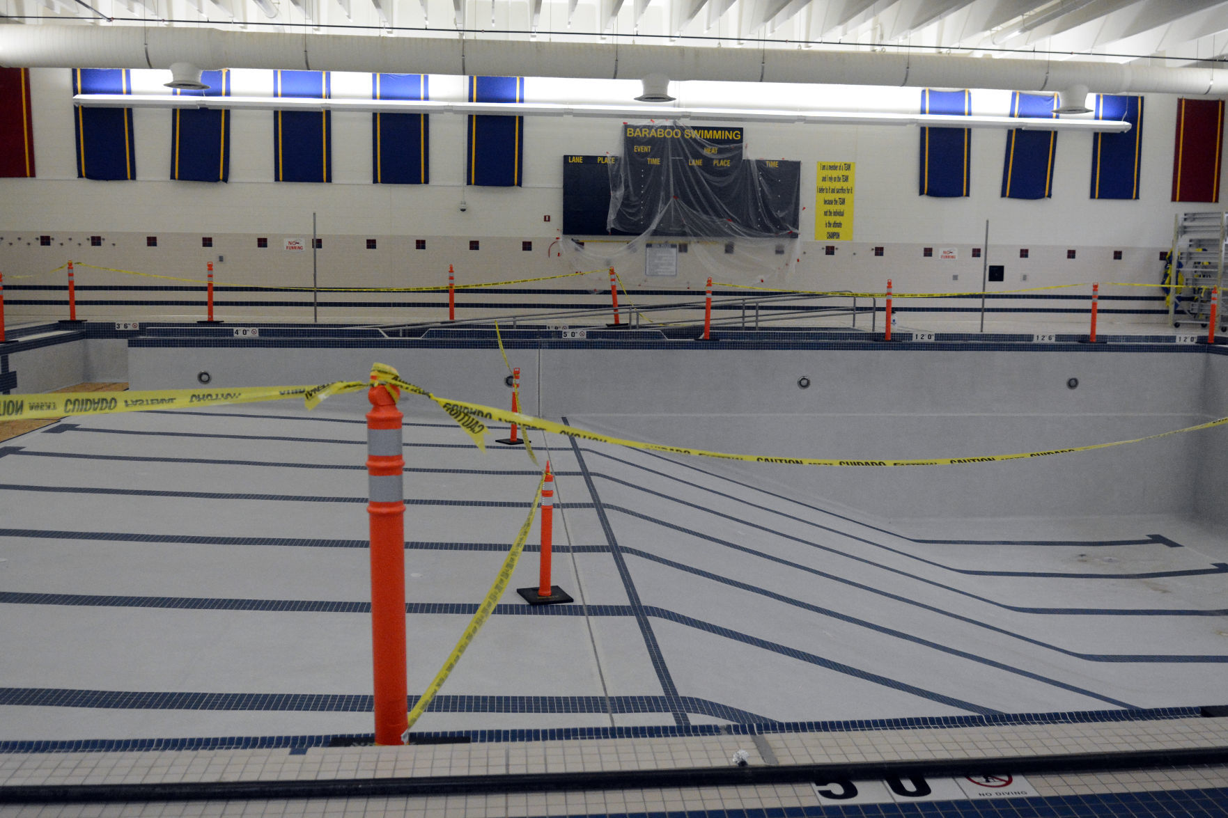 Baraboo middle school construction tour, June 23, 2020